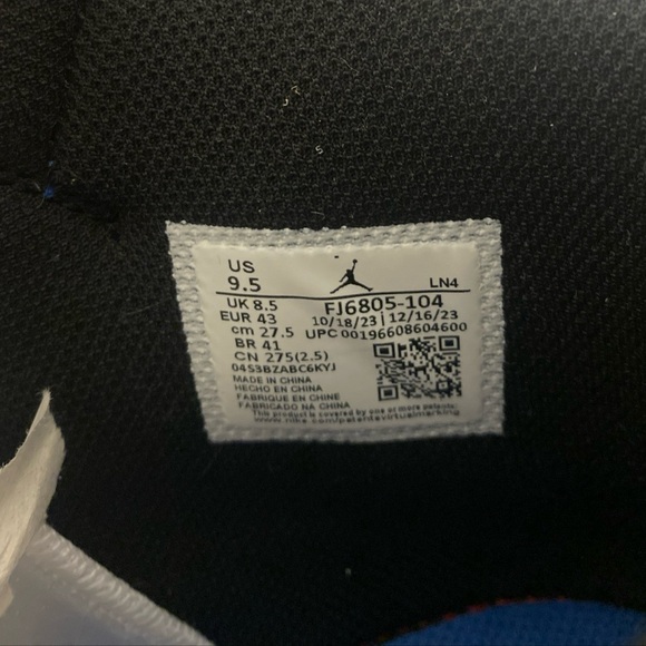 Jordan 1 High Royal Blue Cleats - Picture 6 of 6